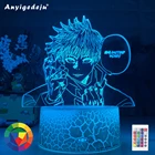 Новый аниме-светильник juютсу Kaisen Satoru Gojo, светодиодный ночник для спальни, Декор, подарок на день рождения, ламсветильник Satoru Gojo, приз juютсу Kaisen