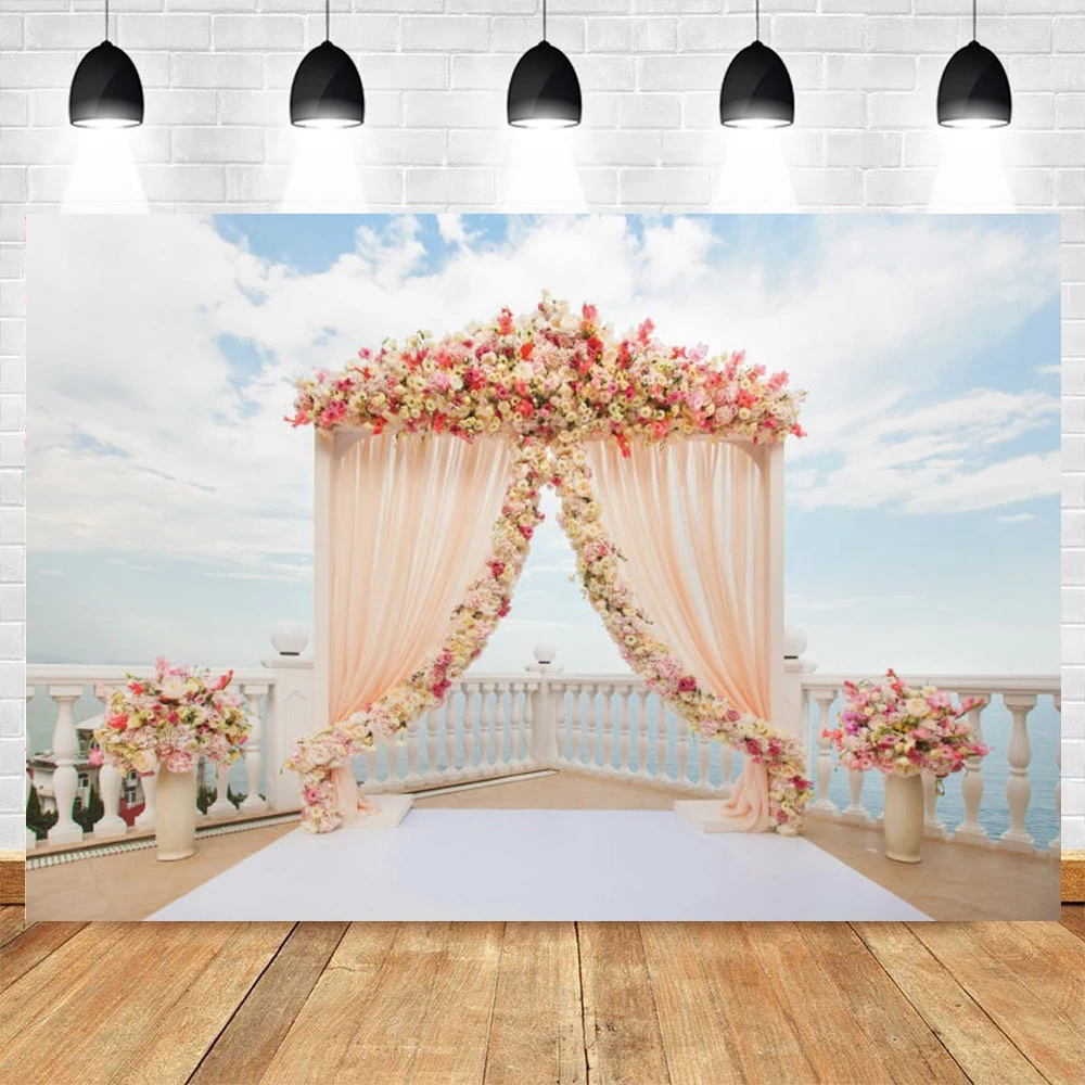 

Фон для свадебной фотосъемки Nitree, цветочный венок, цветочный фон для фотосъемки на день рождения, фотостудия, зона для фотосъемки