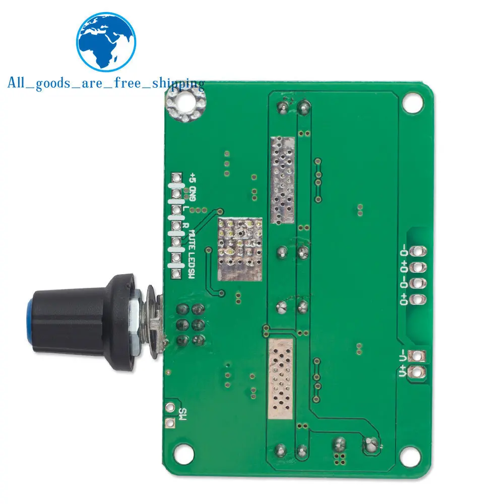 TZT Bluetooth 4,2 TPA3110 30 Вт+ 30 Вт Цифровой стерео аудио усилитель мощности плата Модуль 12 в-24 в автомобиль для USB динамик, портативный динамик
