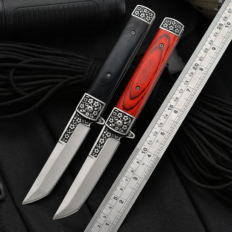 Тактический складной нож из дамасской стали 9 5 дюйма карманный для выживания на