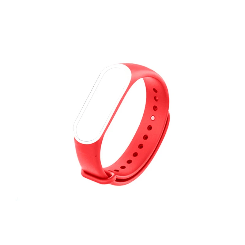 Силиконовый ремешок для Xiaomi Mi Band 4 и 3 сменный Браслет смарт-часов 22 цвета умные