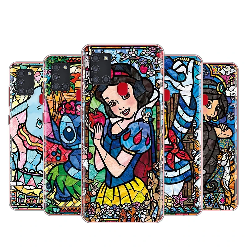 

Disney retro color art For Samsung A51 A91 A81 A71 A41 A31 A72 A52 A02 S A32 A12 A42 A21 S A11 A01 UW Transparent Phone Case