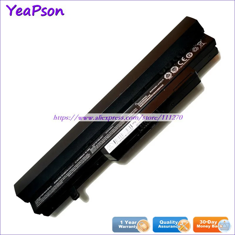 Yeapson 11 1 V 5600 мАч натуральная W110BAT 6 87 W110S 4271 ноутбук Батарея для Clevo W110ER Тетрадь