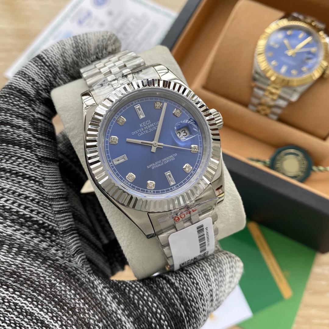 

DATEJUST Men's Luxury Brand Watch 1:1 Design Automatic Mechanical Watches Sapphire Mirror Miyota8215 Movement Gem Scale RLX Gift