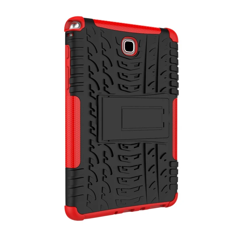 For Samsung galaxy Tab A 8.0 case Tab5 8.0 SM- T350 T355 Tablet Armor case Silicone TPU+PC Shockproof Stand Cover+Film+Pen