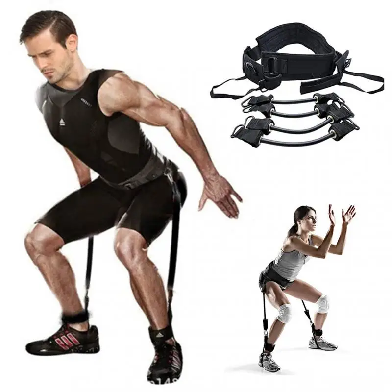 

Fitness Bounce Trainer Pull Rope Basketball Football Running Jump Trainer Resistance Bands Legs Strength Agility Train