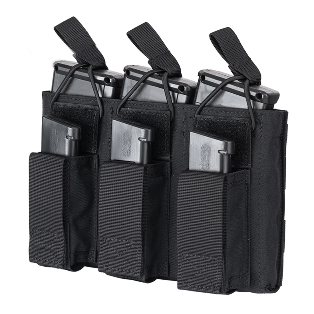 

Outdoor Tool Bag Tactical Triple Magazine Pouch - BK