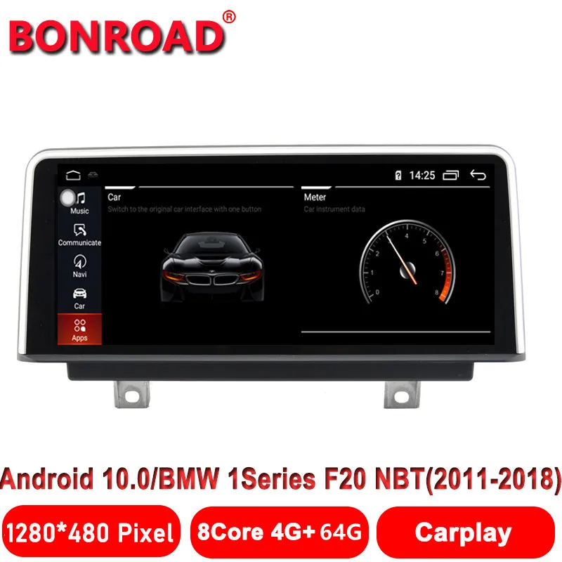 Bonroad 10 25 &quotOcta Core Ram4G Rom32G Android10.0 Автомобильный мультимедийный плеер для BMW F20/F21 1