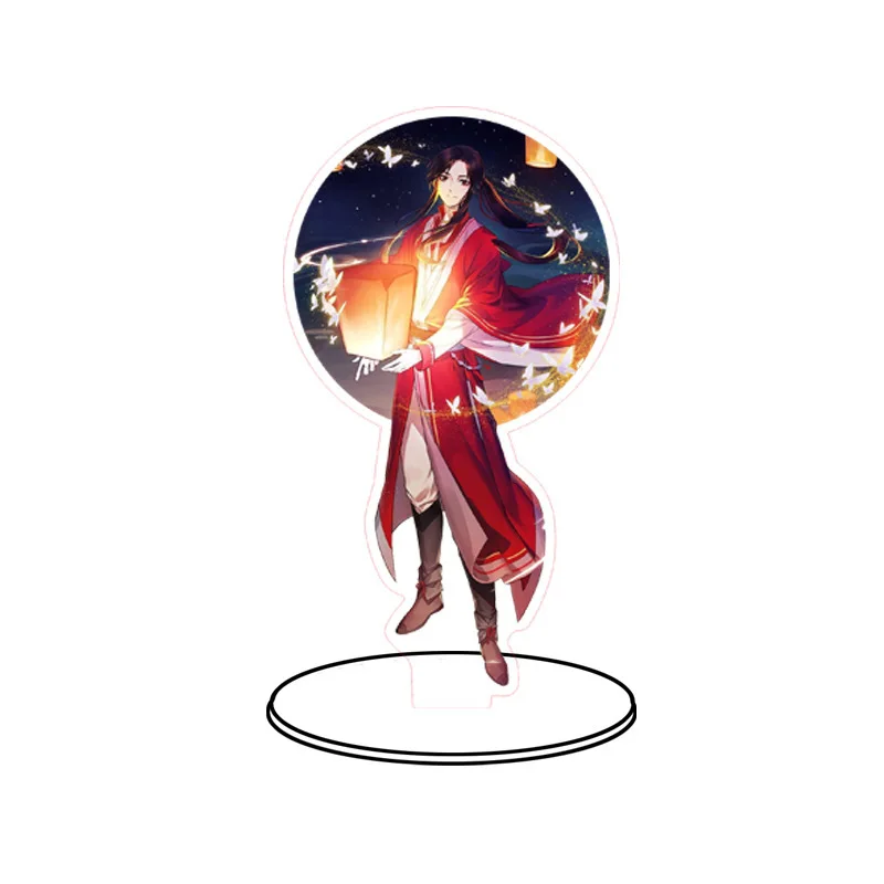 

Anime Heavenly God Blesses The People Keychains Fashion Figure Model Key Chain ExquisiteAcrylic Desk Keyring Gift For Woman