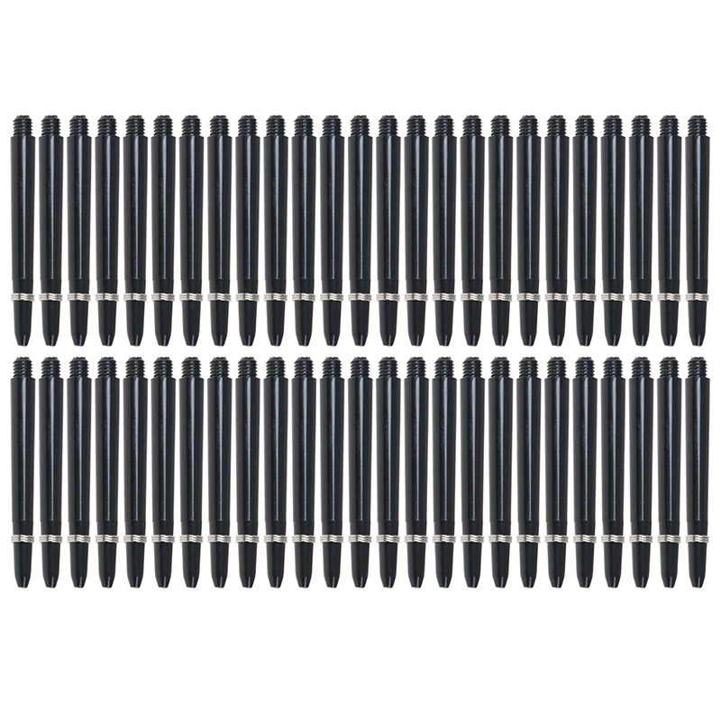 

50Pcs/lot 48mm Nylon Dart Shafts 2BA Screw Thread Plastic Darts Rod Stems Darts Accessories For 2BA Screw Thread Standard