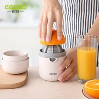 ecoco cute manual juicing cup orange juicer lemon juice portable squeezer pressure fruit juicer for home kitchen accessories