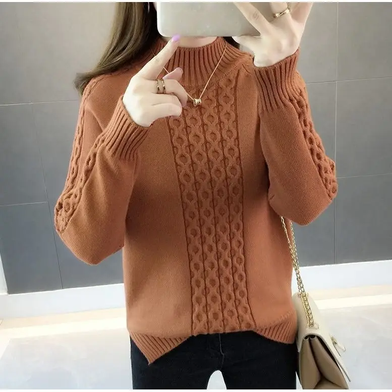 vy1036 2020 spring autumn winter new women fashion casual warm nice sweater woman female ol turtleneck women sweater free global shipping