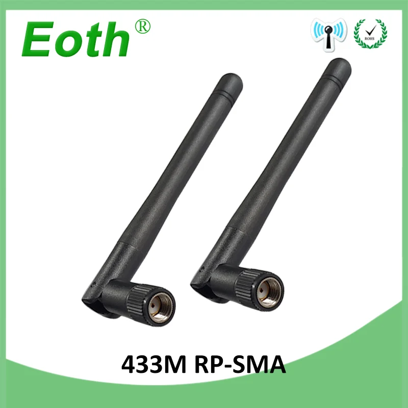 EOTH 20pcs 2.4g antenna 3dbi sma male wlan wifi 2.4ghz antene pbx iot module router tp link signal receiver antena high gain