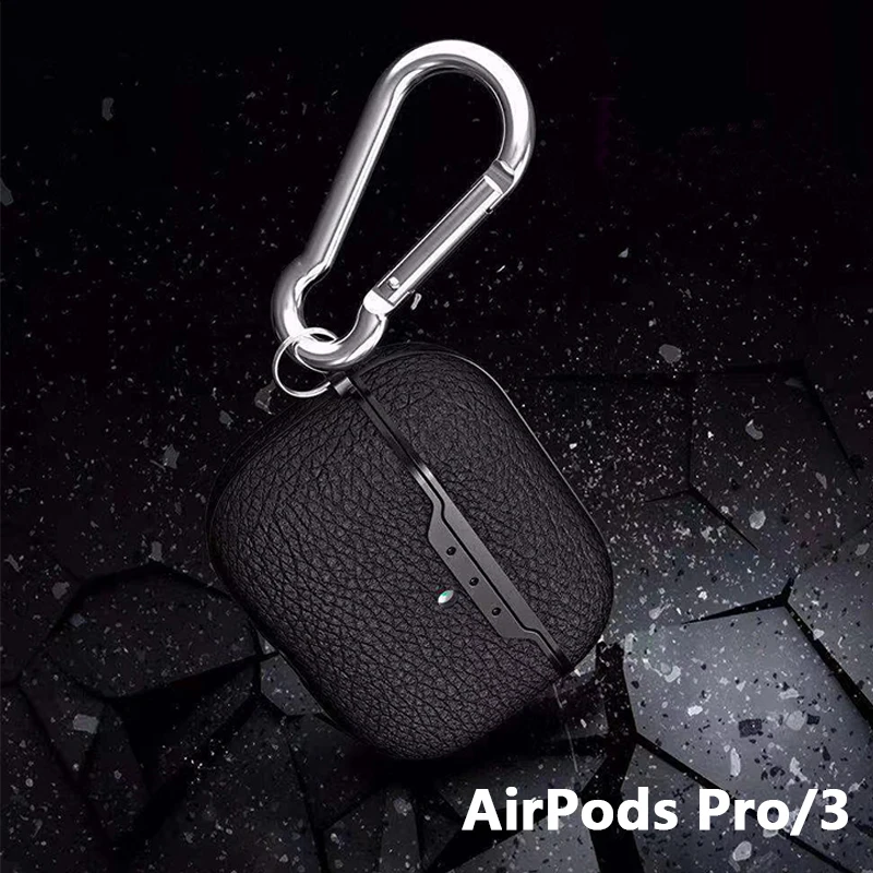 Роскошный чехол для беспроводных Bluetooth наушников нового Apple AirPods Pro с зарядным