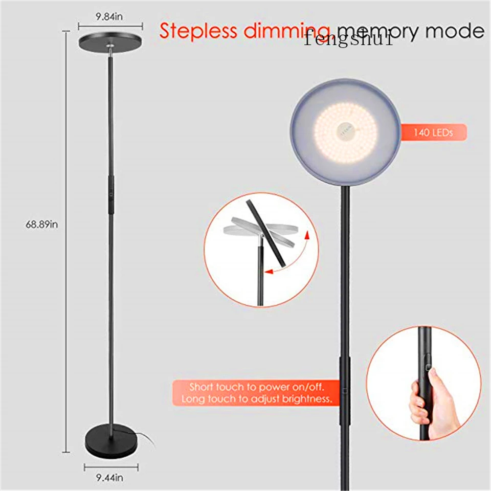 Современные светодиодные напольные светильники освещение для гостиной