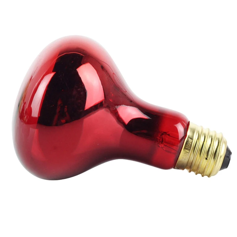 100 Вт 2 Упаковка инфракрасная лампа красный светильник для домашних животных