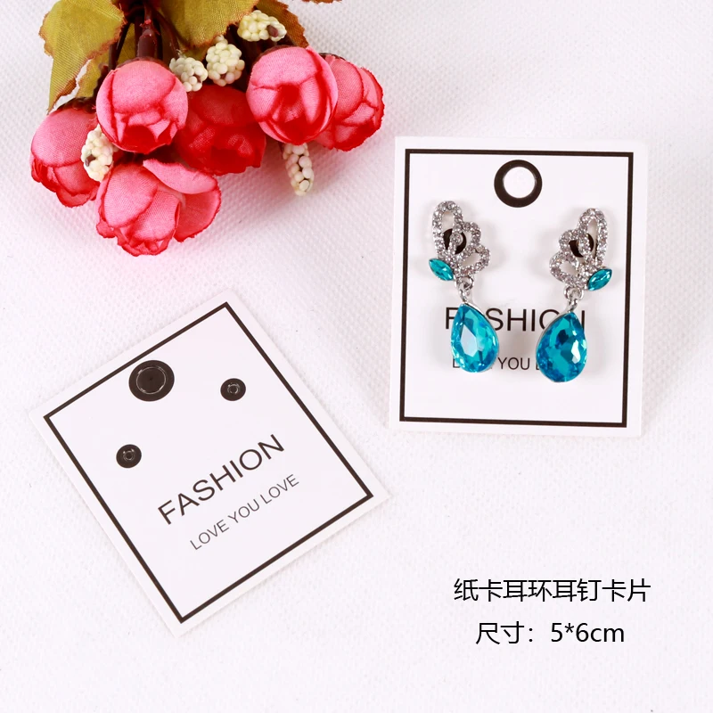 100 шт. ювелирные украшения с черной каймой флейта 5*6 см контрастные