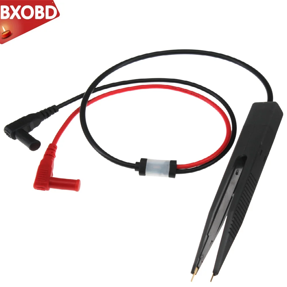 SMD SMT чип тестовый зажим свинцовый зонд Цифровой мультиметр измеритель Пинцет