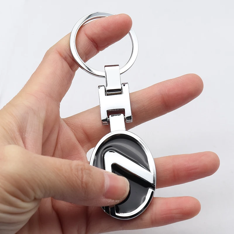 

Fashion 3D Metal Car Keychain Auto Badge Emblem Key Chain Key Ring Key Holder for LEXUS- CT ES LS UX NX RX LX LM LC RC