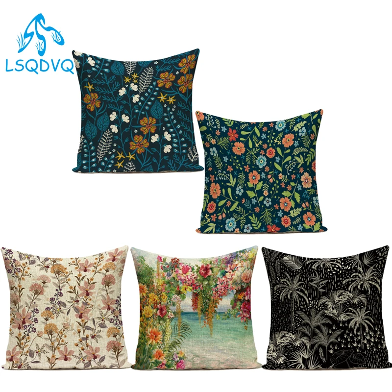 

Декоративные Чехлы для подушек цветок растение кактус диван украшение для дома наволочка для гостиной Almofadas