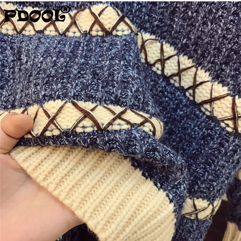 

Spring Autumn Jumper +Plaid Skirt 2pcs Sets Knitted Long Sleeved Pullover Sweater + Mini Skirt Two Piece Sets Plus Size 3XL Z110