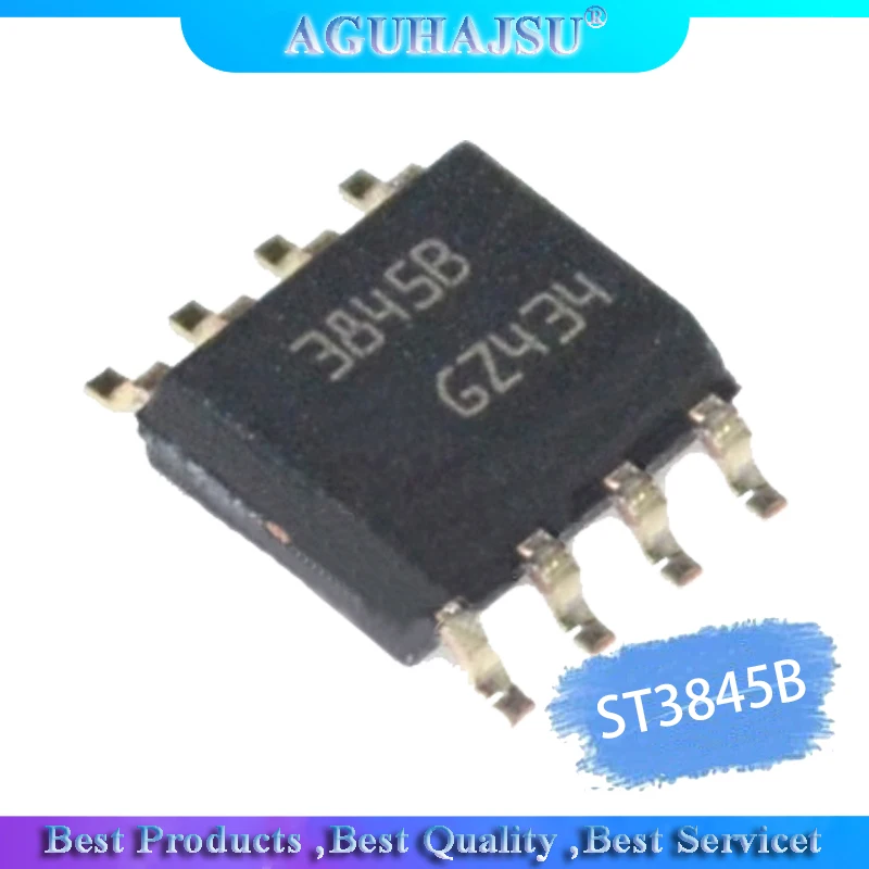 10 шт./лот ST3845B UC3845 UC3845B 3845B UC3845BDR2G SOP 8|Интегральные схемы| |