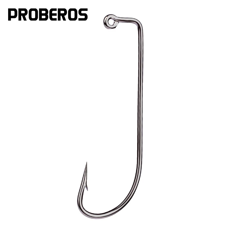 

50pcs/Lot Fishing Hooks O'shaughnessy Series JIG Hook Proberos Brand Jig Big Fish hook 91751-2#-4/0# JIG Hook Peche Pesca