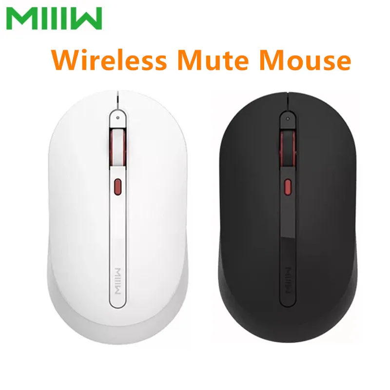 

Miiiw Wireless Mute Mouse 800/1200/1600DPI Multi-speed DPI Mute Button 2.4GHz Wireless Receiver Silent Mouse For Office PC