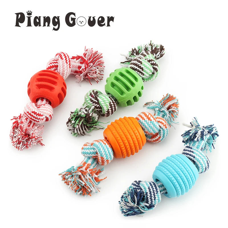 1 шт./лот веревка для собак жевательные игрушки в форме шара игрушка питомцев узел