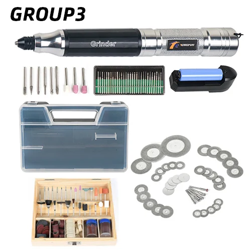drill30wood38access Tungfull Беспроводная Дрель портативная электрическая дрель инструмент шлифовальная машина Беспроводная зарядка гравировка ручка фрезерование сверлильный полировальный станок - Цвет: drill30wood38access