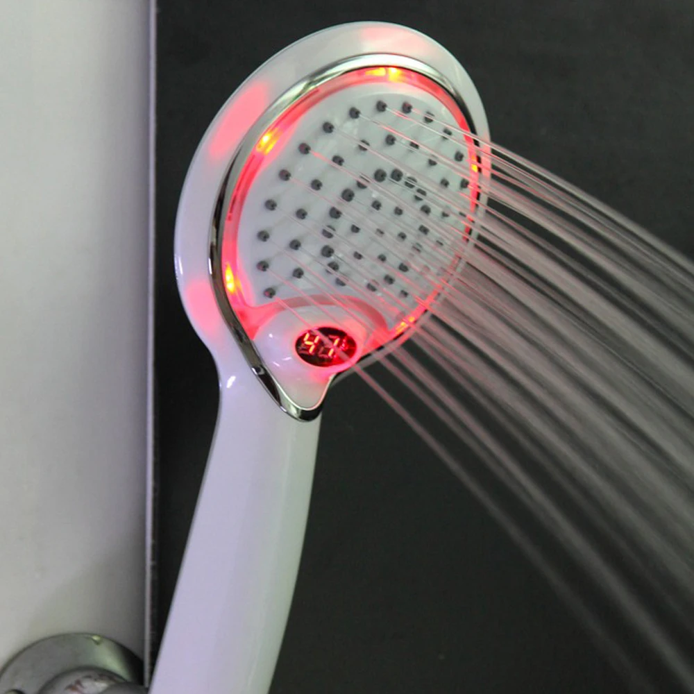 Светодиодный смеситель для душа с цифровым дисплеем и функцией управления