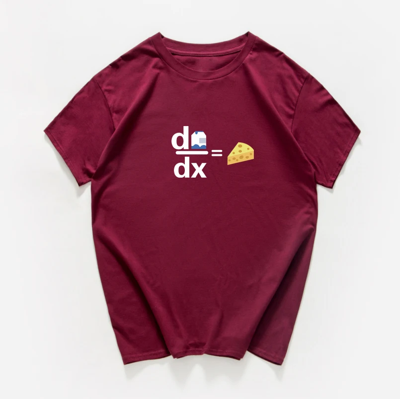 Milk Differential Is Cheese funny t-shirt women Cow Science Math Graphic oversized streetwear aesthetic woman tshirt clothing | Женская