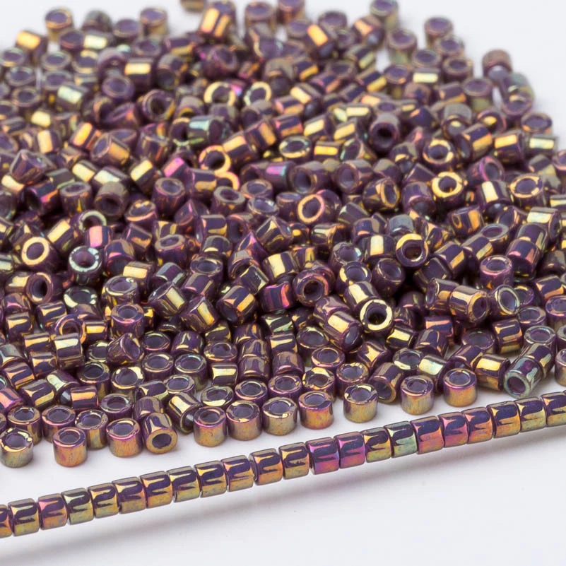 Taidian Miyuki Delica Seed Bead 11/0 для Broderie De Perles Francaises непрозрачный белый DB1-40 1,6x1,3 мм около 1000 штук - Color: miyuki-DB29