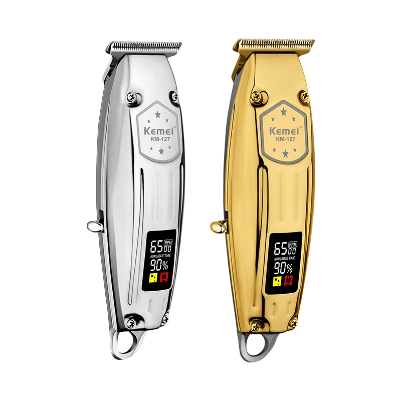 Профессиональная машинка для стрижки волос Kemei полностью металлический триммер
