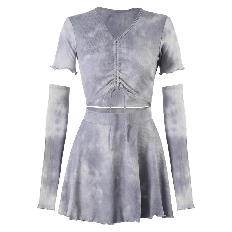 

Swimsuit Female Swimwear For Women Bathing Suit 2021 Tankini Plus Size Korean New Split Two Piece Slim Print Polyester Sierra