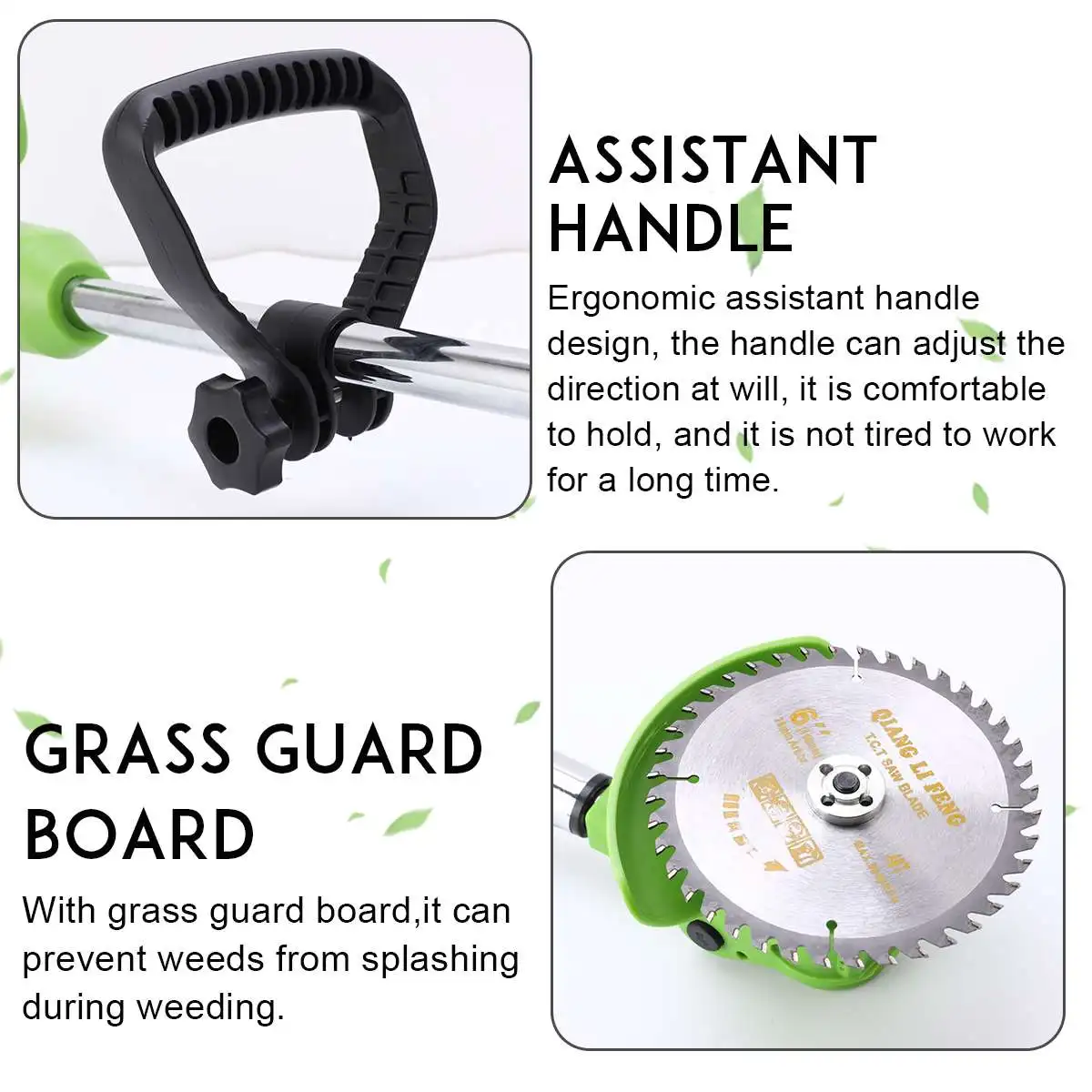 24V 25000RPM Electric Lawn Mower Cordless Grass Hedge Trimmer Adjustable Handheld Mowing Machine Garden Power Tool EU Plug