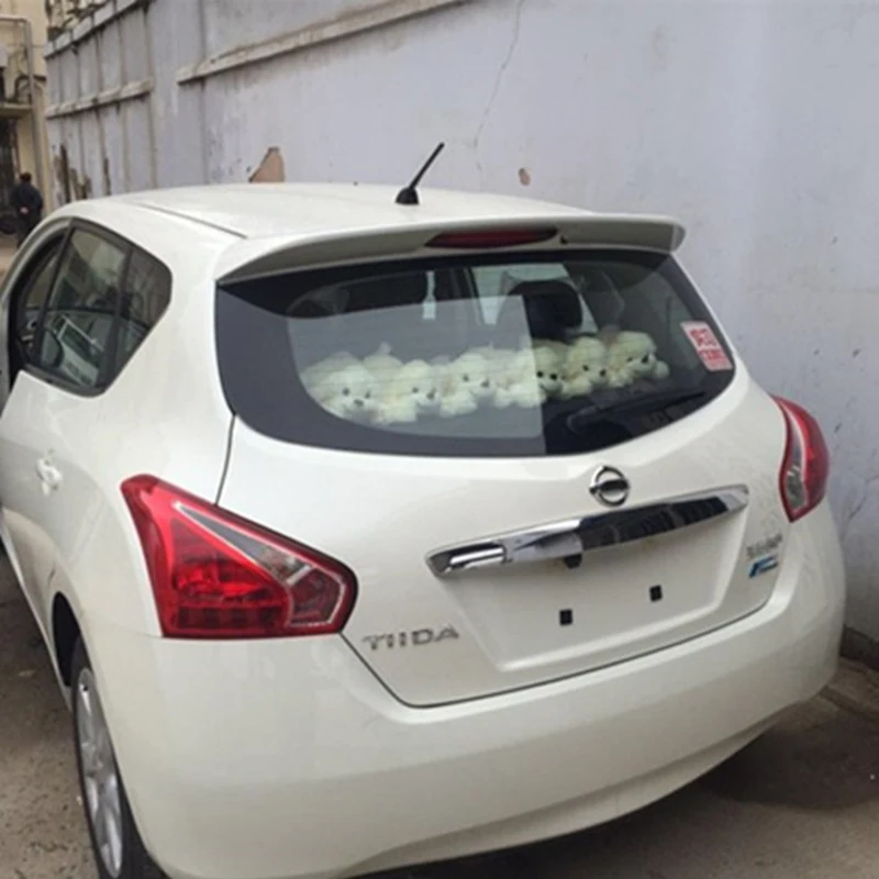 Для Nissan Tiida спойлер высокого качества ABS Материал заднее крыло автомобиля праймер
