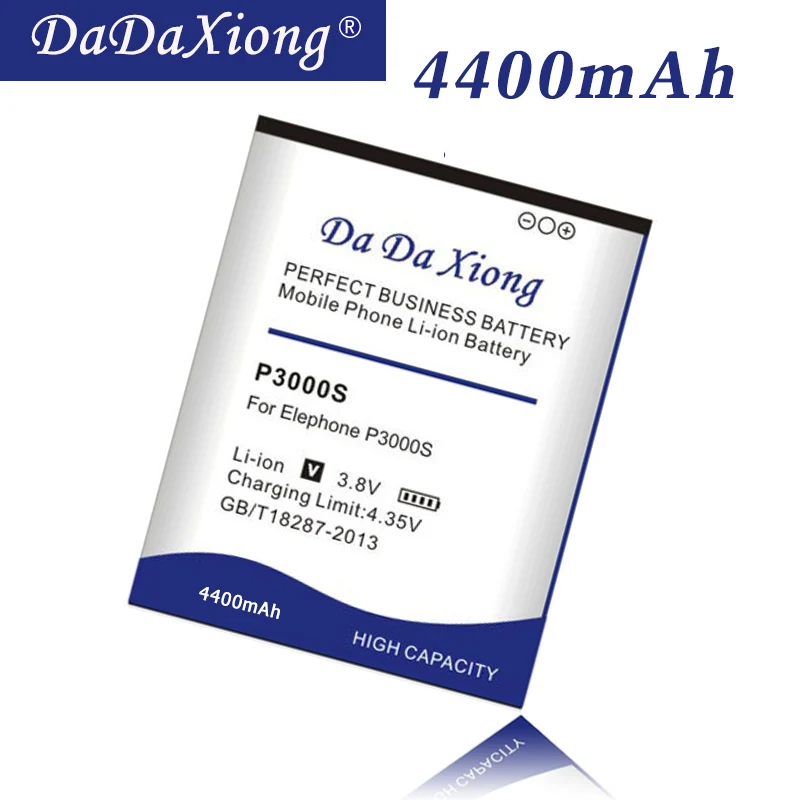 Аккумулятор Da Xiong высокой емкости 4400 мАч Elephone P3000 P3000S Батарея для телефон
