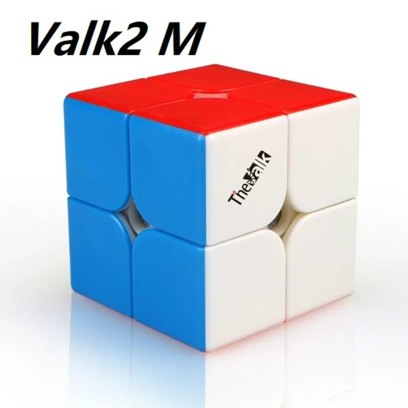 Оригинальный XMD Qiyi The Valk2 M LM 2x2x2 Магнитный магический куб профессиональный 2x2 Valk 2