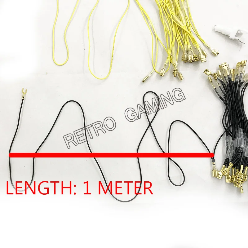 

100pcs 28mm mounting hole black cover LED around Push Button with 3 pin Microswitch 6 Colors for DIY Arcade Jamma game Cabinet