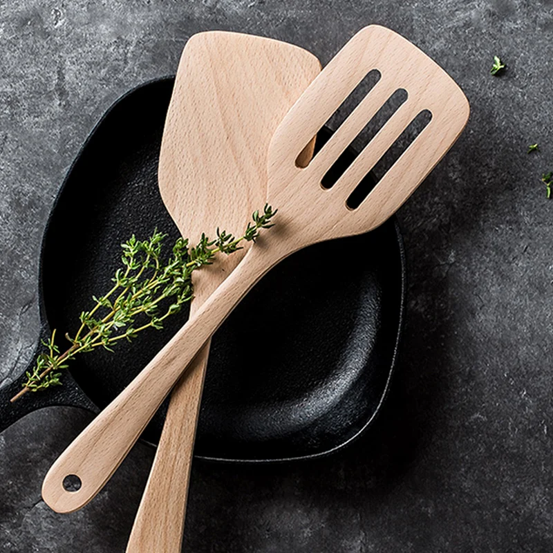 1 шт. кухонная лопатка с длинной ручкой и антипригарным покрытием|Набор посуды| |