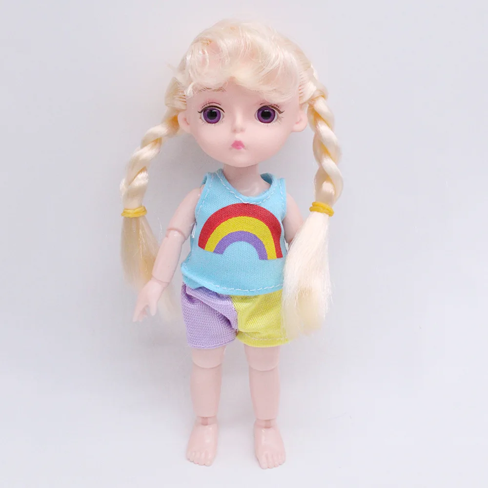 Новые аксессуары для кукольной одежды Одежда для 1/12 16 см BJD куклы игрушки для девочек модное платье куклы аксессуары