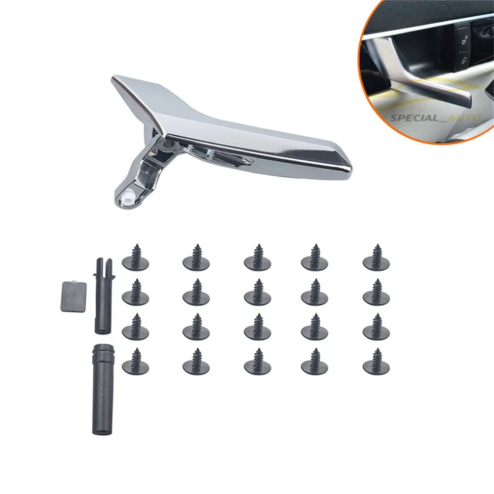 

1set Left&Right Inside Inner Door Handle Repair Kit Shiny Car Door Handle For Mercedes-Benz 2047201171 Car Accessorry