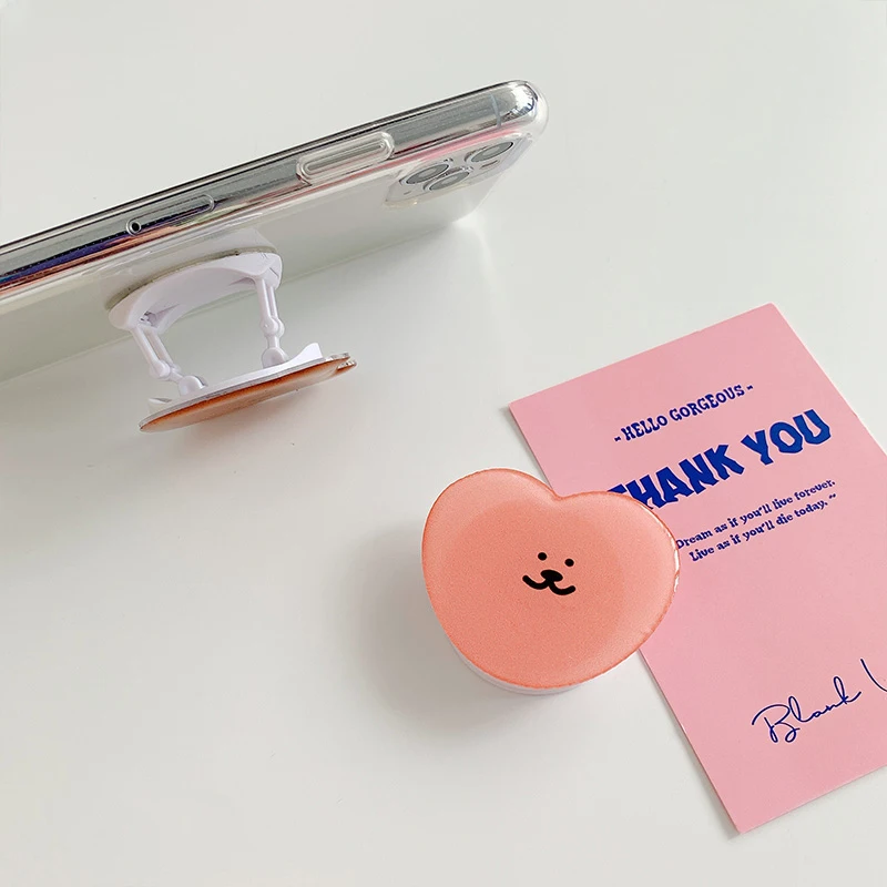 3D глянцевый держатель для телефона с милым медведем Griptok iPhone 11 SE 2 Samsung a71 a51 кольцом