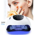 Быстросохнущая лампа для маникюра с 57 светодиодами, 220 Вт