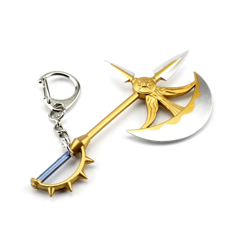 

Anime The Seven Deadly Sins Weapon Keychains Meliodas Diane Harlequin Nanatsu No Taizai Axe Key Ring Key Chain Key Holder Gift
