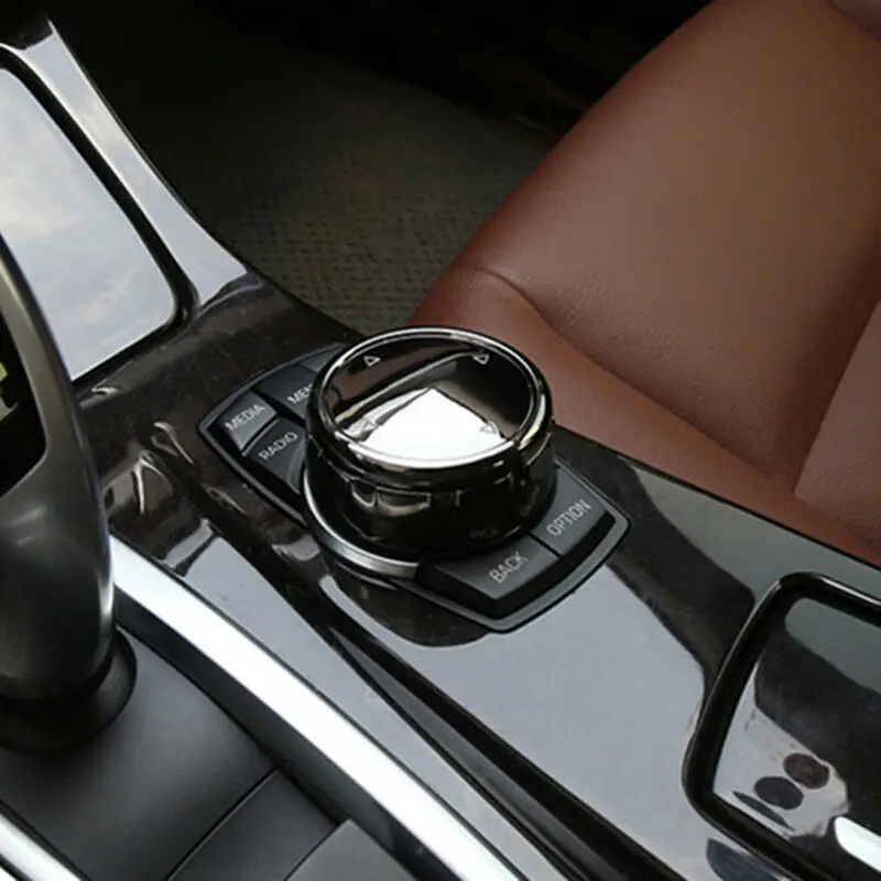 

Trim Multimedia Knob Cover Black Cover Drive Knob Media Multi Hot Sale