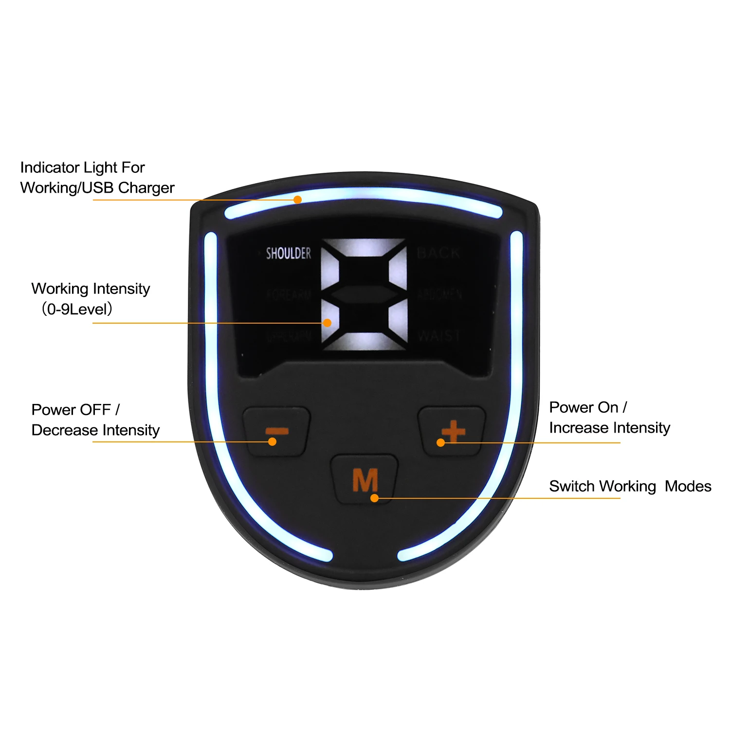 Muscle Trainer Abdominal Electrostimulation Multifunctional Fitness Accessories ABS Sculpting Pad Belly Arm Leg Massagers | Спорт и