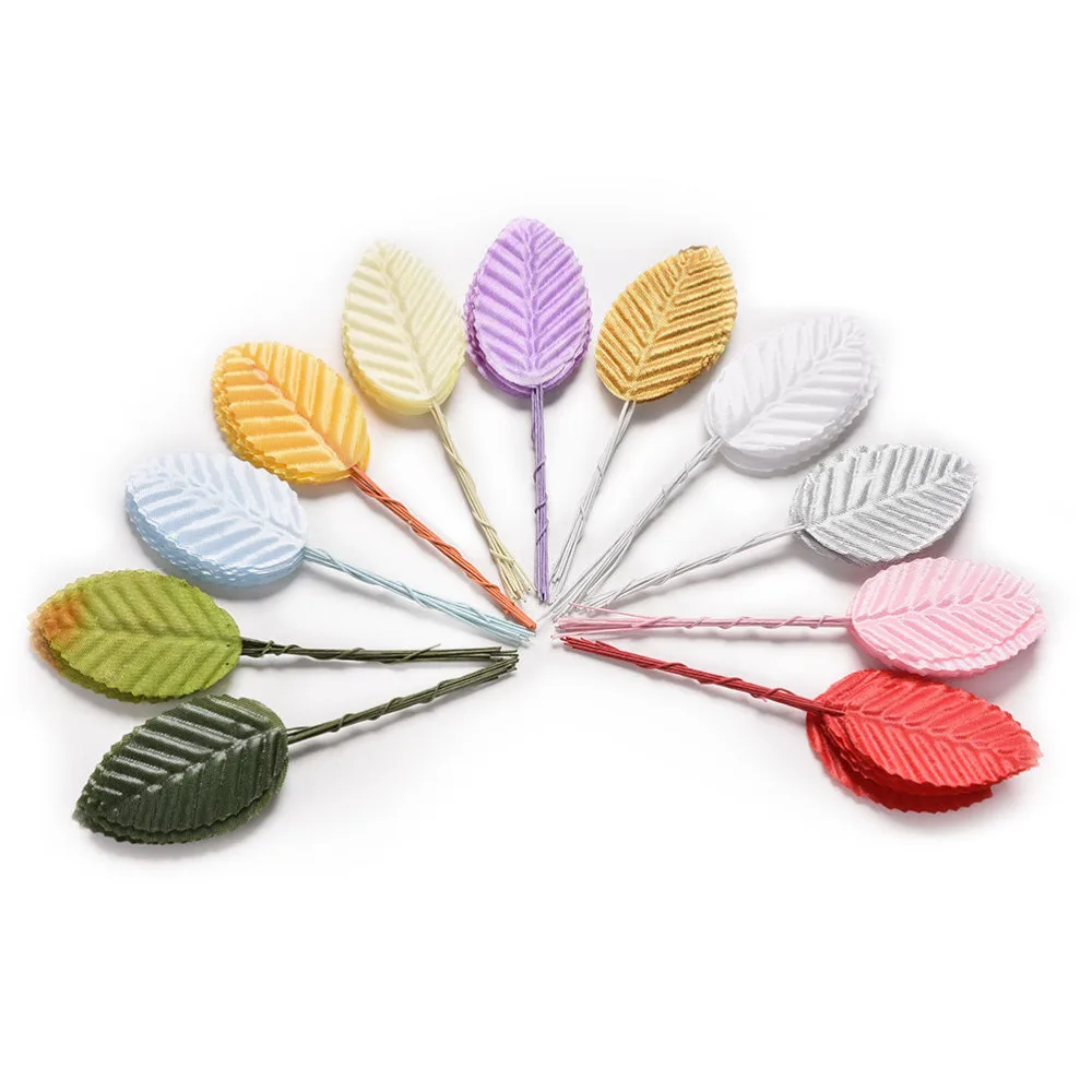 10 шт./упак. хит продаж шелковые чулки с имитацией листьев искусственные цветы для