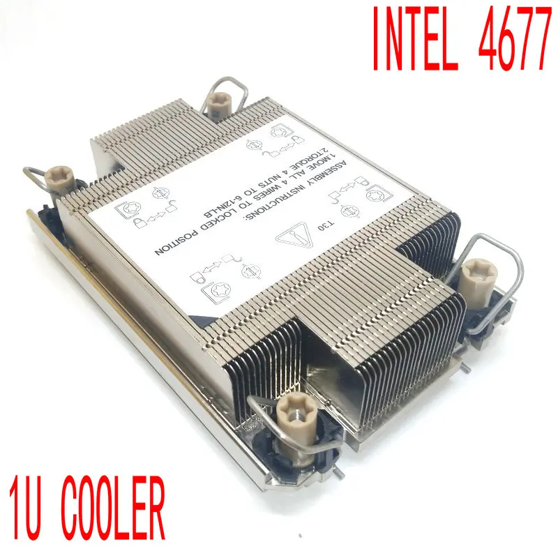 Узкий кулер 1U LGA4677 для сервера 2u чехол тепловой ЦП без вентилятора - купить по